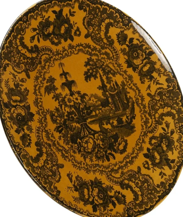 Lautaset>KARE Design Sakura Yellow Lautanen Ø27cm