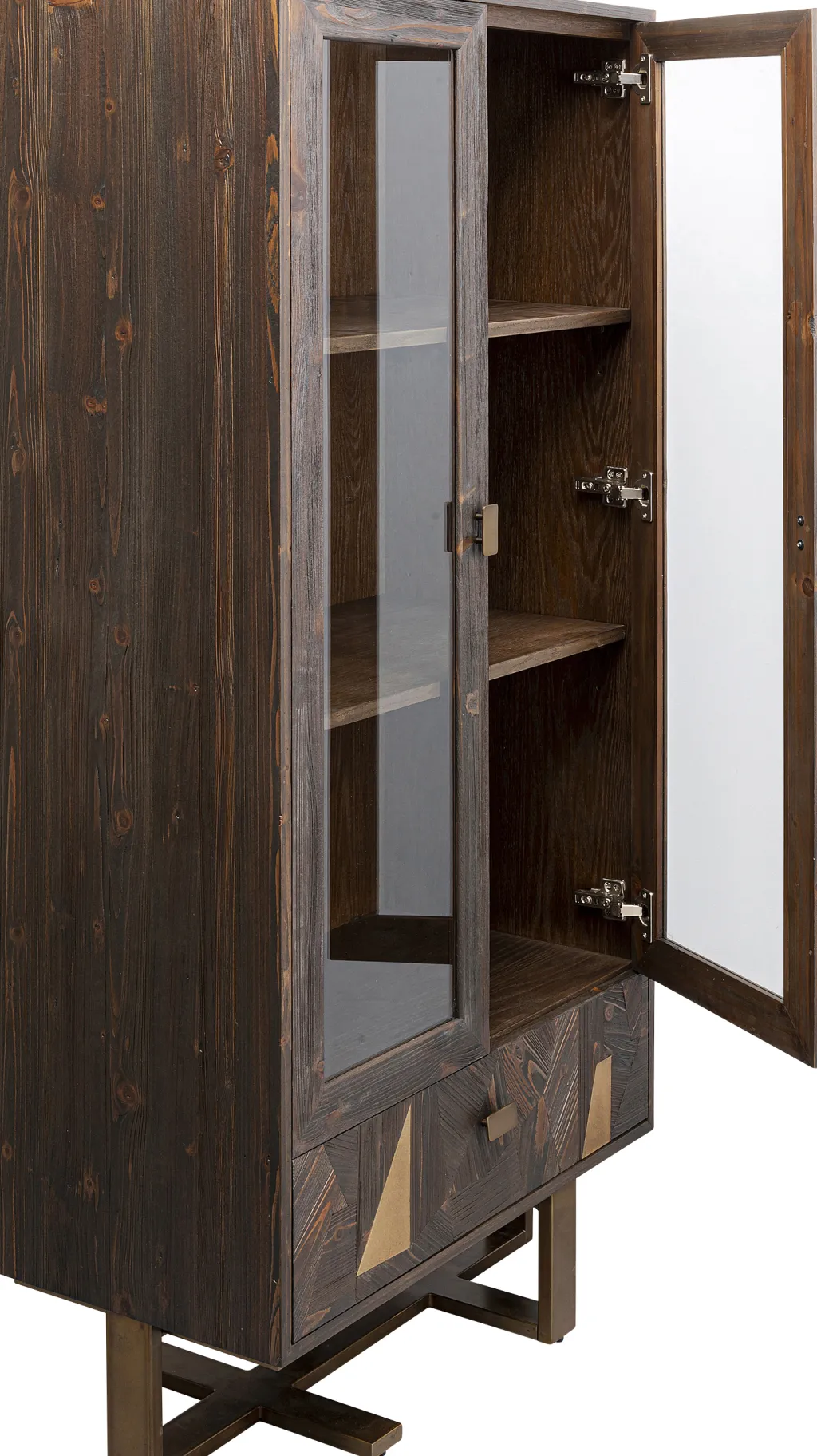 salerno_vitriini__massiivikuusi_metalli_xcm_3.webp Kaapit>KARE Design Salerno Vitriini - Massiivikuusi, Metalli 80x170cm