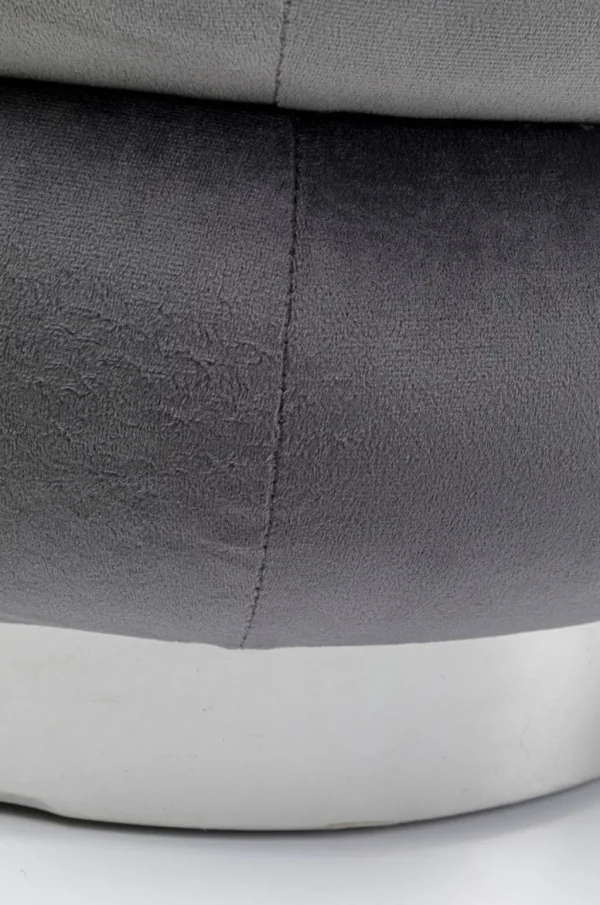 Rahit Ja Jakkarat>KARE Design Sandwich Grey Rahi, Jakkara Ø45cm