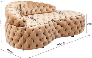 Sohvat | Olohuone>KARE Design Santa Barbara Divaani 162cm