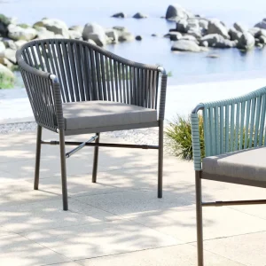 Tuolit>KARE Design Santanyi Tuoli Käsinojilla, Ulkokaluste, Tummanharmaa