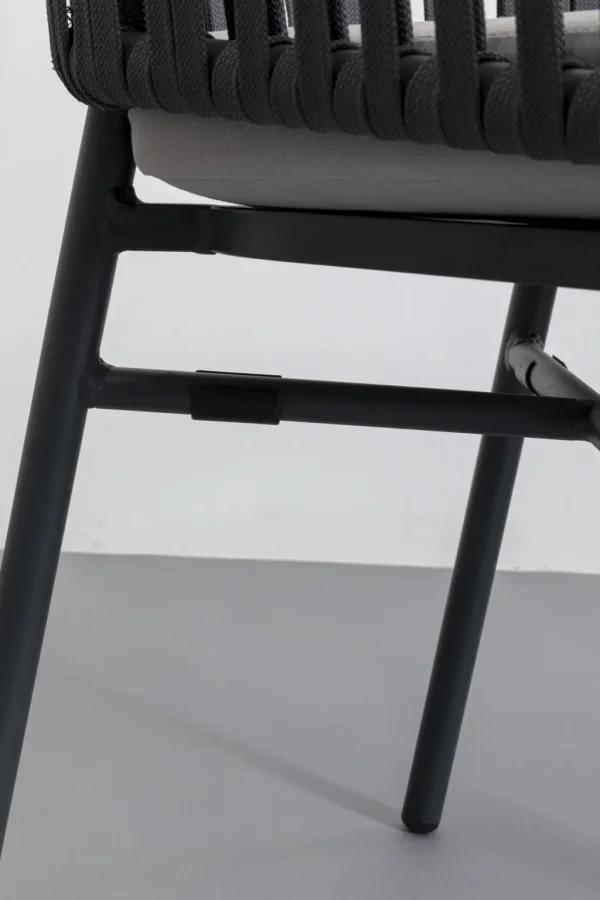 Tuolit>KARE Design Santanyi Tuoli Käsinojilla, Ulkokaluste, Tummanharmaa