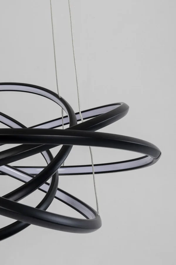 Riippuvalaisimet>KARE Design Saturn Riippuvalaisin Musta Ø72cm