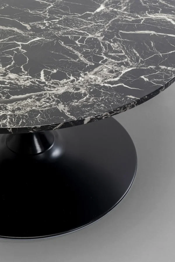 Sohvapöydät>KARE Design Schickeria Marble Sohvapöytä Musta Ø80cm