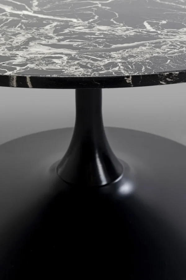 Sohvapöydät>KARE Design Schickeria Marble Sohvapöytä Musta Ø80cm