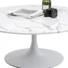 Sohvapöydät>KARE Design Schickeria Marble Sohvapöytä Valkoinen Ø110cm
