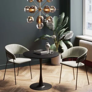 Pöydät>KARE Design Schickeria Pyöreä Pöytä, Musta Ø80