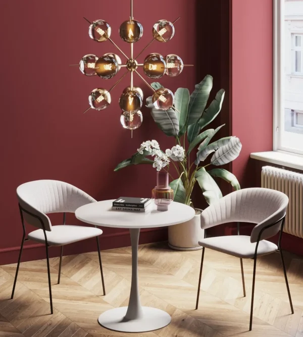 Pöydät>KARE Design Schickeria Pyöreä Pöytä, Valkoinen Ø80