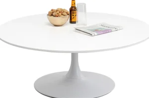 Sohvapöydät>KARE Design Schickeria Sohvapöytä Valkoinen Ø110cm
