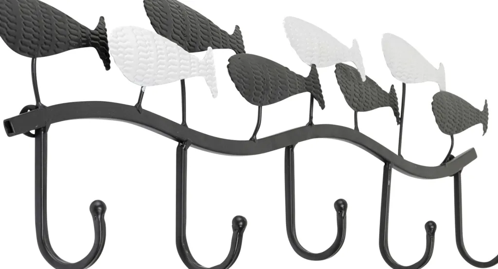 school_of_fish_vaatenaulakko_cm_0.webp Seinänaulakot>KARE Design School Of Fish Vaatenaulakko 62cm