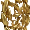Seinäkoristeet>KARE Design School Of Koi Gold Seinäkoriste Kulta Ø102cm
