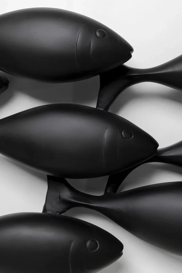 Seinäkoristeet>KARE Design School Of Tuna, Tonnikalat - Musta 181x41cm