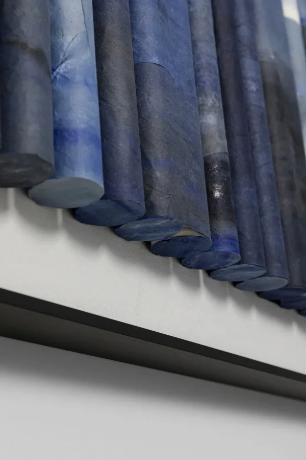 Taulut | Olohuone>KARE Design Shadow Skyline Blue Kehystetty Taulu 160x60cm