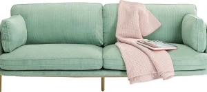Sohvat>KARE Design Shirly Sohva 3-istuttava, Mintunvihreä 221cm