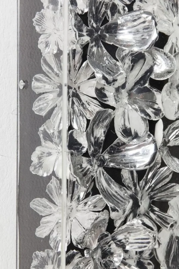 Seinäkoristeet>KARE Design Silver Flower Seinäkoriste, Taulu 100x100cm