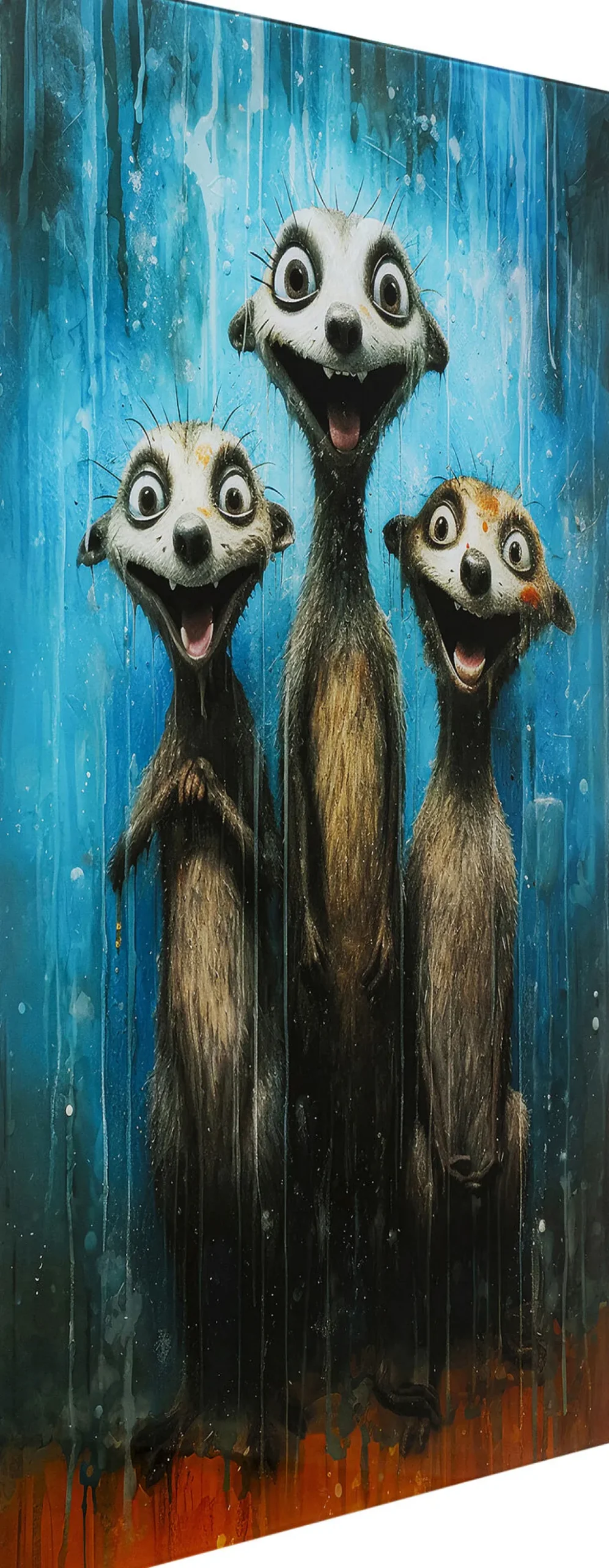 singing_meerkats_surikaatit_lasitaulu_xcm_0.webp Taulut | Olohuone>KARE Design Singing Meerkats Surikaatit Lasitaulu 60x80cm