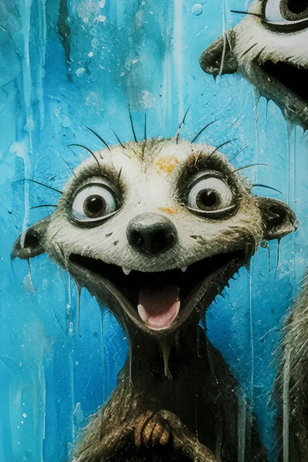 Taulut | Olohuone>KARE Design Singing Meerkats Surikaatit Lasitaulu 60x80cm
