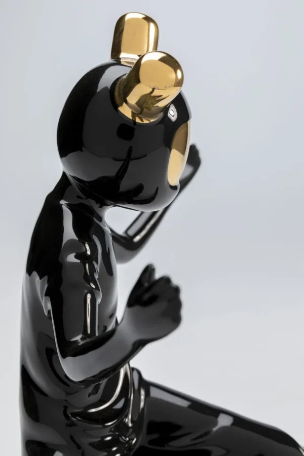 Koriste-Esineet>KARE Design Skating Astronaut - Skeittaava Astronautti, Musta 21cm