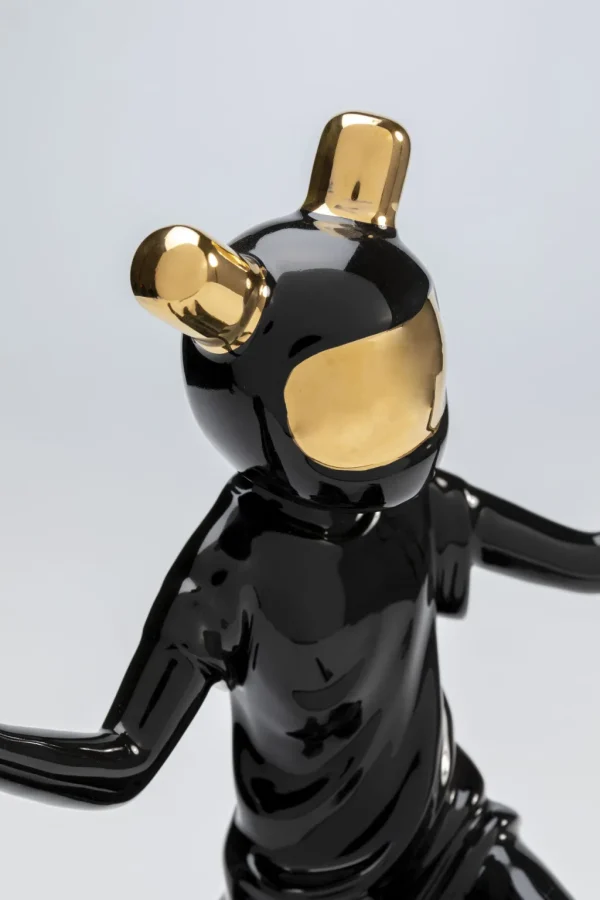 Koriste-Esineet>KARE Design Skating Astronaut - Skeittaava Astronautti, Musta 21cm