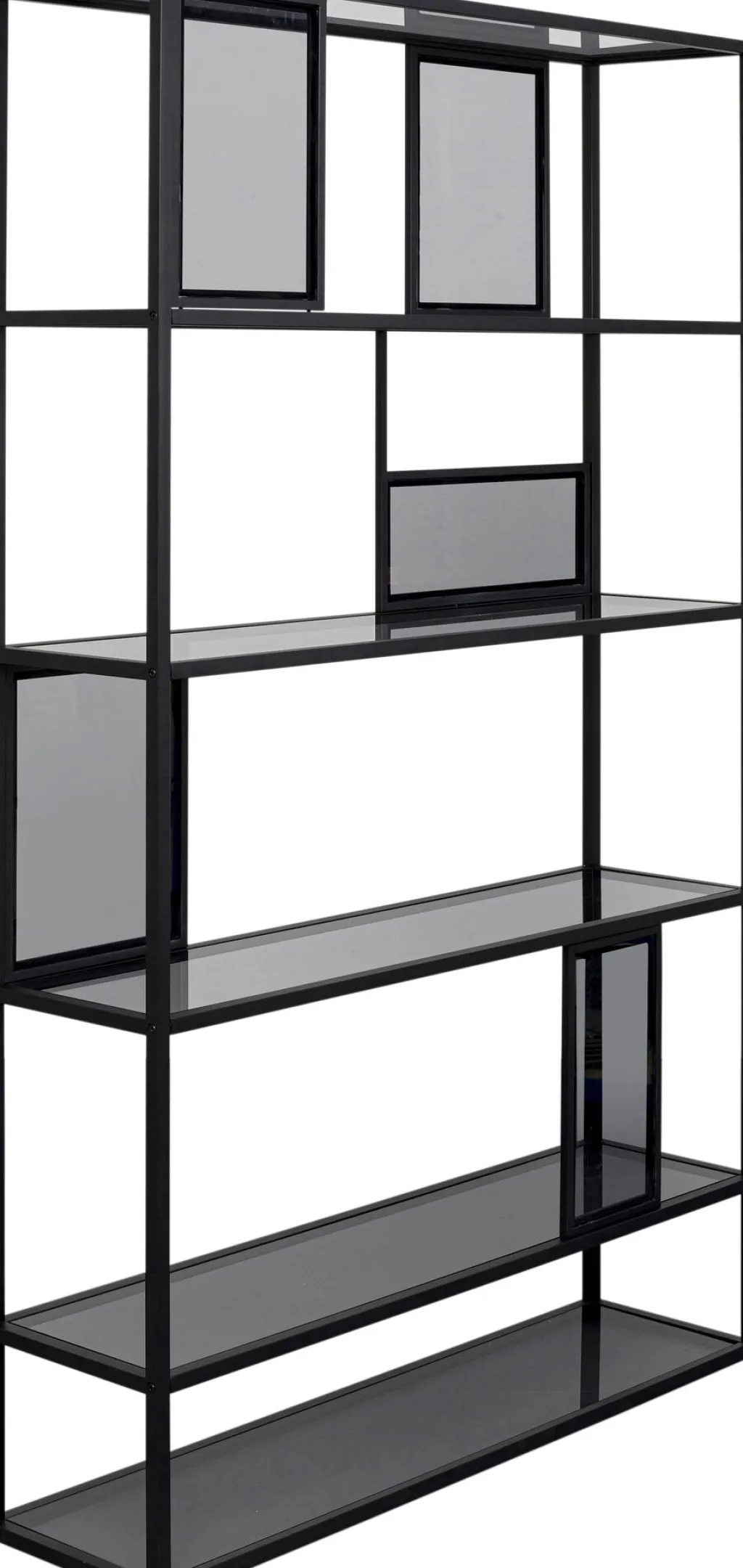 skyler_smoke_hylly_kirjahylly_xcm_1.webp Hyllyt>KARE Design Skyler Smoke Hylly, Kirjahylly 115x195cm