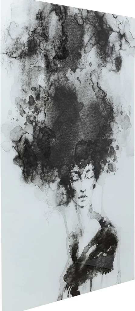 Taulut>KARE Design Smokey Hair Lasitaulu 100x150cm