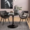 Pöydät>KARE Design Solo Marble Pöytä, Musta Ø110cm
