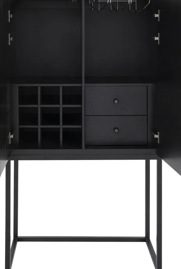 Baarit>KARE Design Sophisticated Baarikaappi Heijastavaa Lasia 80cm