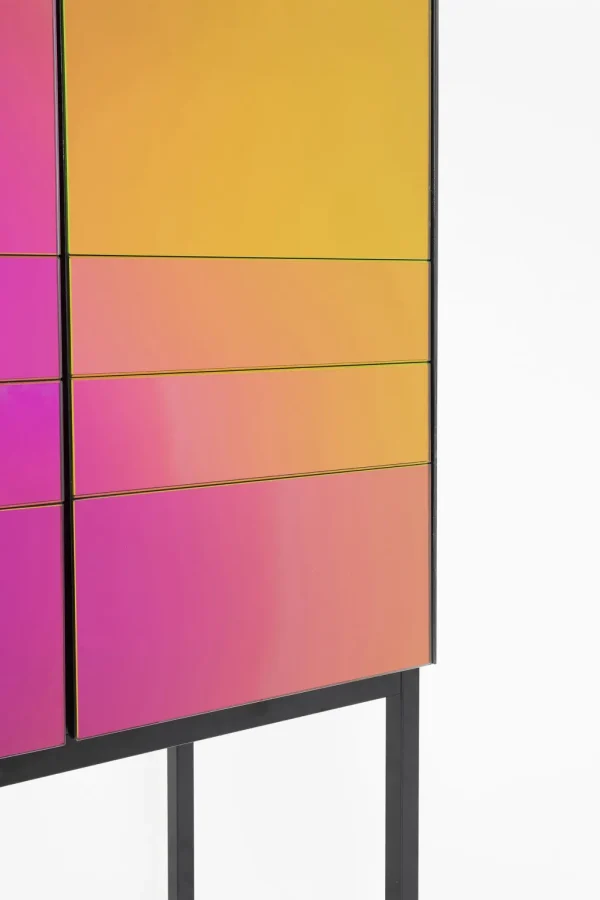 Baarit>KARE Design Sophisticated Baarikaappi Heijastavaa Lasia 80cm
