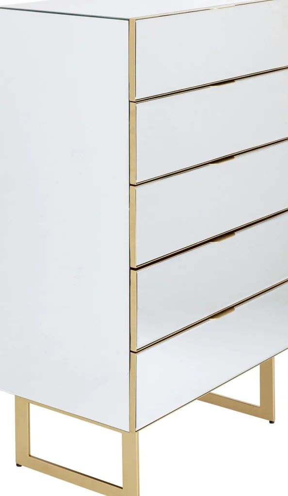 Senkit | Lipastot>KARE Design Soran Lipasto 5 Laatikkoa Kulta 65x114cm