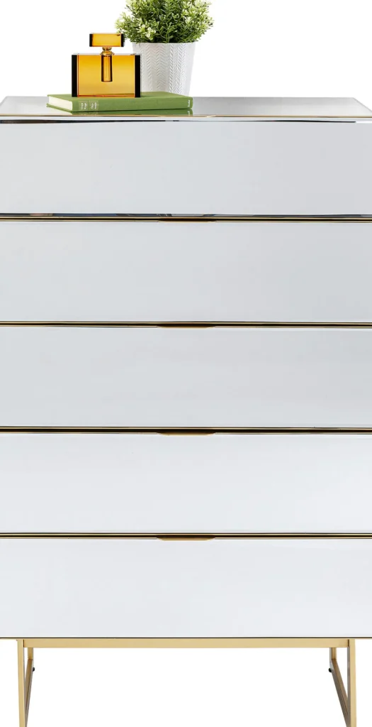 Senkit | Lipastot>KARE Design Soran Lipasto 5 Laatikkoa Kulta 65x114cm