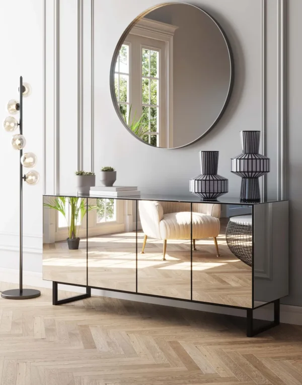 Senkit | Olohuone>KARE Design Soran Senkki, Sivupöytä - Musta 160x45cm