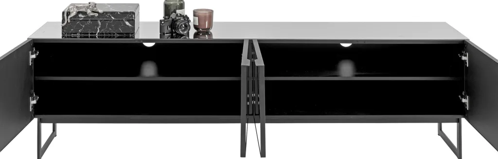 soran_tvtaso__musta_xcm_3.webp Tv -Tasot>KARE Design Soran Tv-taso - Musta 180x40cm