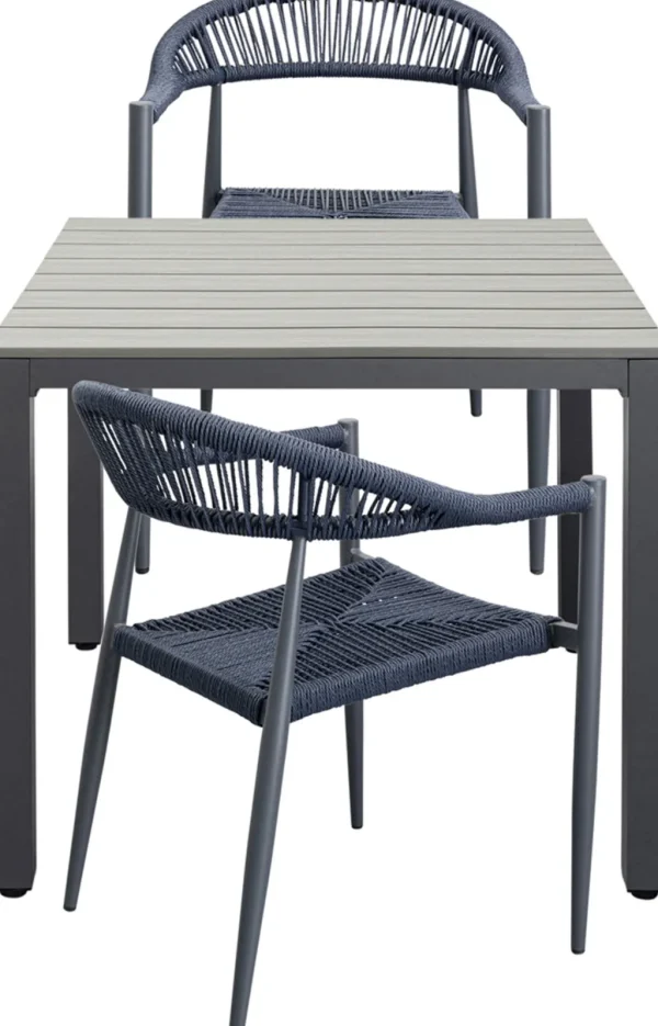Pöydät>KARE Design Sorrento Pöytä, Ulkokaluste, Harmaa 80x80cm