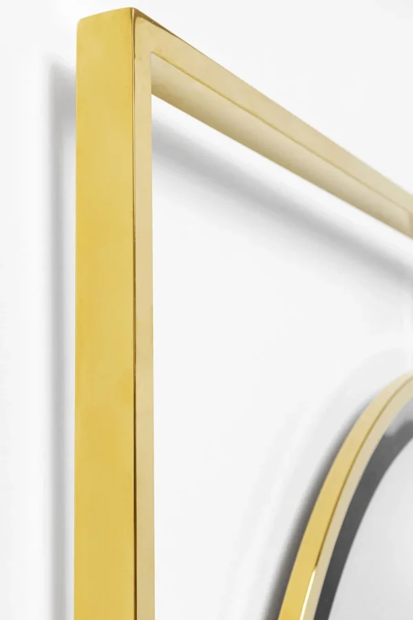 Peilit>KARE Design Stanford Frame Peili, Kulta Ø90cm