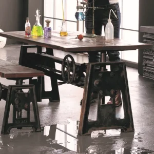 Pöydät>KARE Design Steamboat Econo Pöytä 80x160cm, Korkeus Säädettävissä