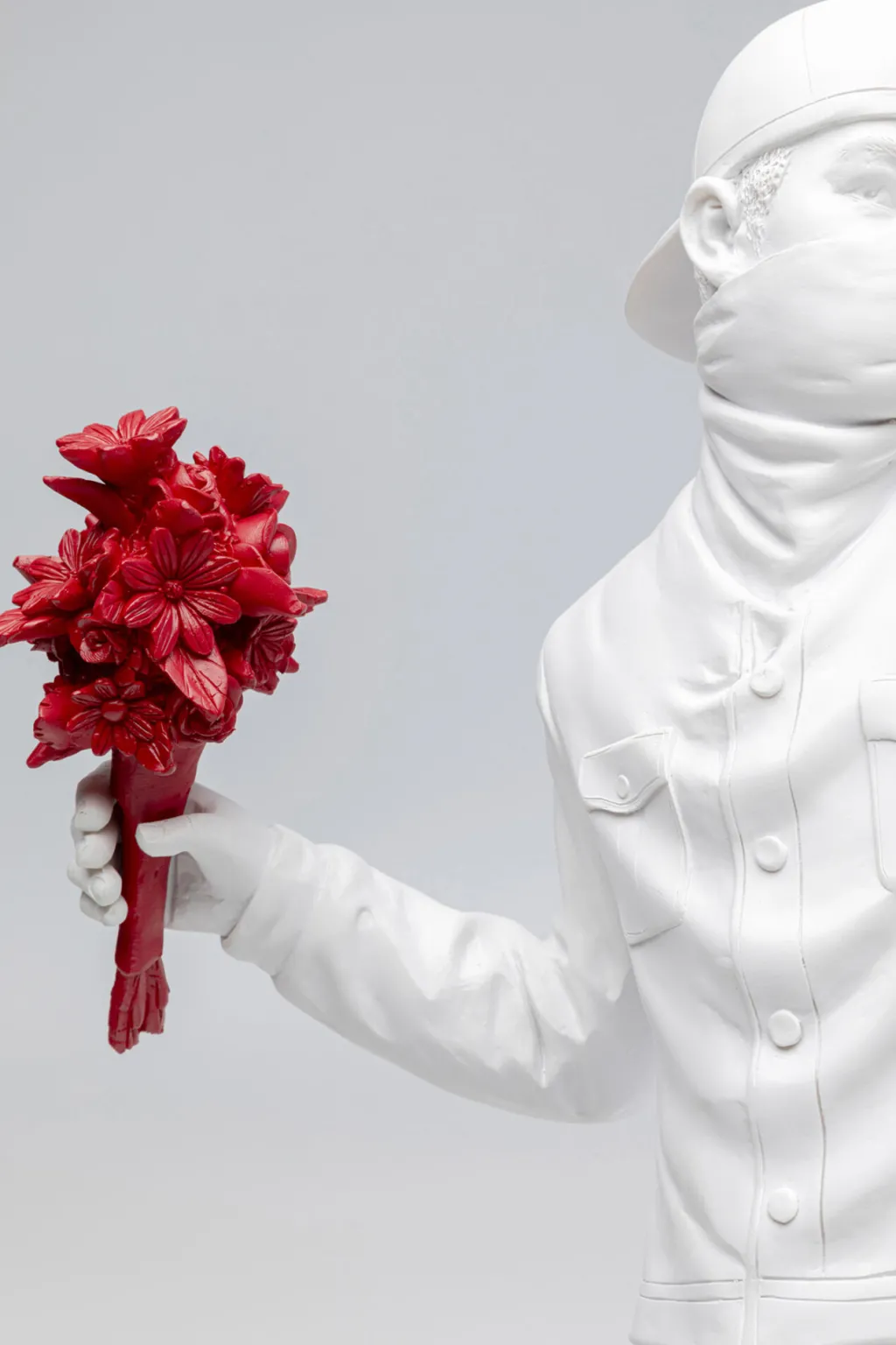 street_art_bouquet_koristeesine_valkoinen_cm_3.webp Jalalliset Koriste-Esineet>KARE Design Street Art Bouquet Koriste-esine Valkoinen 67cm