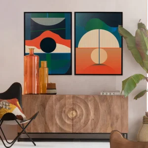 Taulut | Olohuone>KARE Design Sunrise Kehystetty Taulu 75x100cm