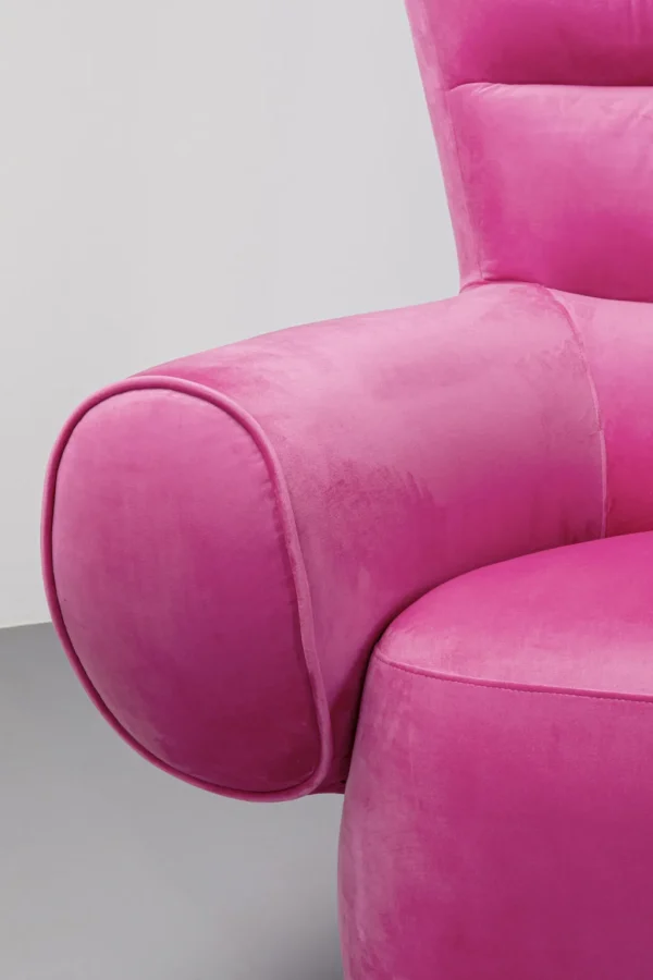 Olohuone | Nojatuolit>KARE Design Sweep Pink Nojatuoli, Pinkki