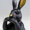 Koriste-Esineet>KARE Design Sweet Rabbit Jänis, Pupu Koriste-esine Musta 23cm