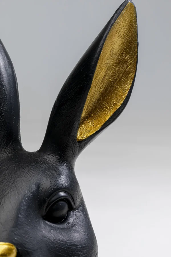 Koriste-Esineet>KARE Design Sweet Rabbit Jänis, Pupu Koriste-esine Musta 23cm