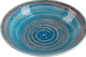 Lautaset>KARE Design Swirl Blue Syvä Lautanen, Sininen Ø21cm