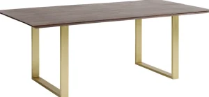 Pöydät>KARE Design Symphony Dark Pöytä, Messinki 180x90cm