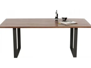 Pöydät>KARE Design Symphony Dark Pöytä, Raaka Metalli 160x80cm
