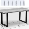 Pöydät>KARE Design Symphony Pöytä Tammi/messinki 200x100cm