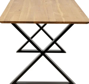 Pöydät>KARE Design Symphony Ruokapöytä - Tammi, Ristikkojalka Musta 180x90cm