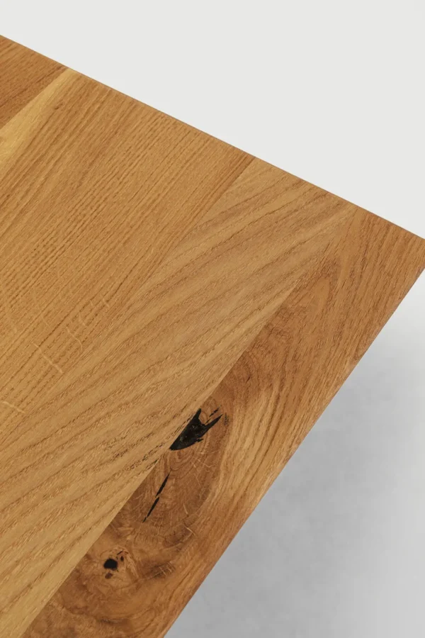 Pöydät>KARE Design Symphony Ruokapöytä - Tammi, Ristikkojalka Musta 180x90cm