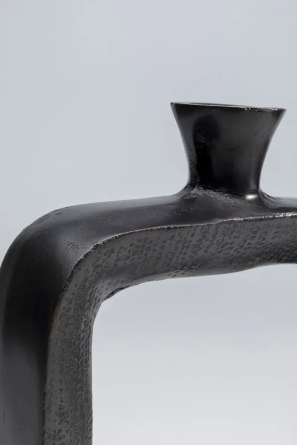 Lyhdyt | Kynttilänjalat>KARE Design Tanu Kynttilänjalka Musta 30cm