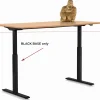 Työpöydät>KARE Design Tavola Office Pöydänjalka Musta Smart