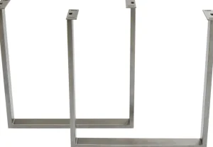 Pöydät>KARE Design Tavola Pöydänjalat Rouhea Metalli (2/Setti)