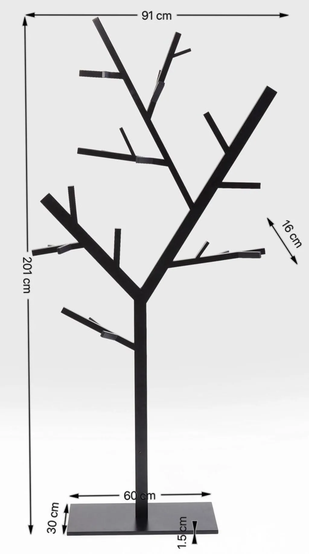 technical_tree_vaatenaulakko_musta_7.webp Jalalliset Vaatenaulakot>KARE Design Technical Tree Vaatenaulakko, Musta